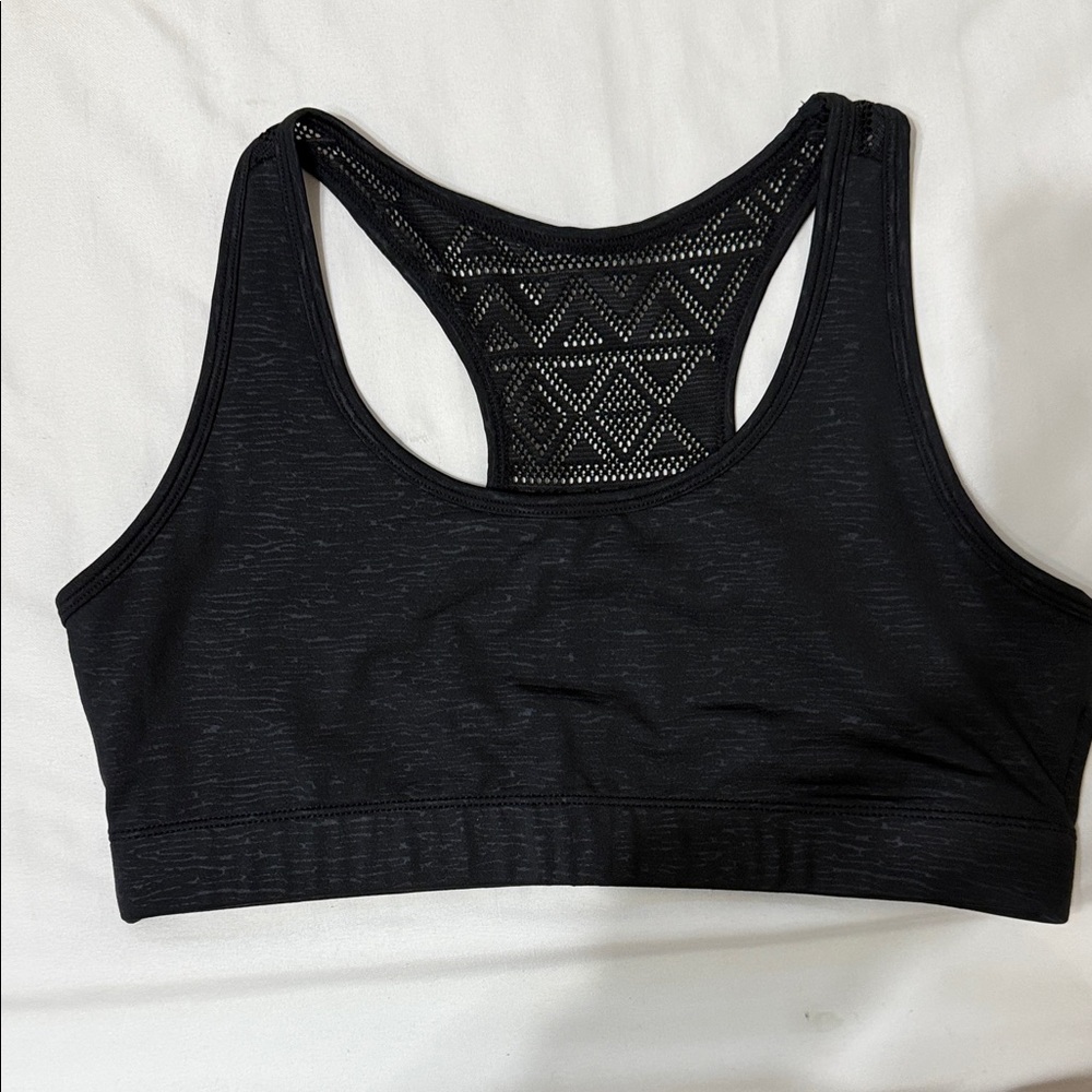 Zyia Women's Charcoal Black Bomber Sports Bra
